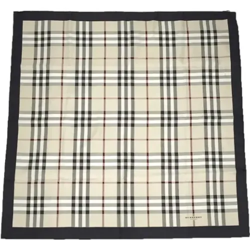 Pre-owned Silk scarves , female, Sizes: ONE SIZE - Burberry Vintage - Modalova