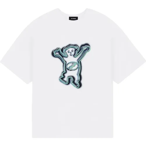 Teddy Bear Print T-shirt , male, Sizes: M, S - We11Done - Modalova