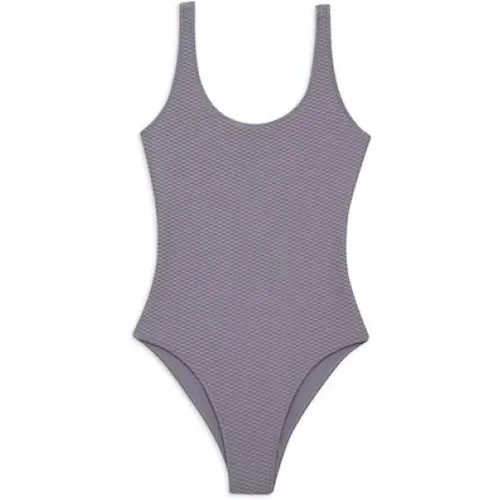 Jace Einteiliger Badeanzug Lila - Größe: M, Farbe: Lila - Anine Bing - Modalova