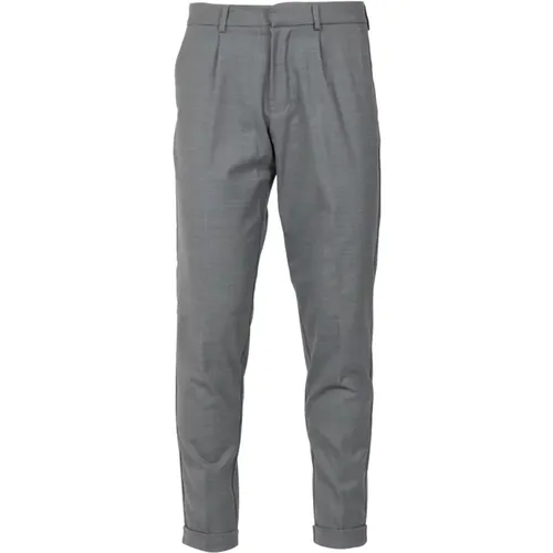 Wollhose Tapered Fit Regular Taille , Herren, Größe: S - Cruna - Modalova