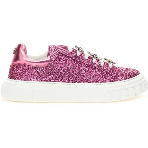 Floral Off-Road Sneakers , female, Sizes: 8 UK - Casadei - Modalova