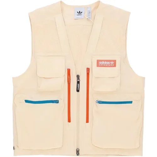 Adventure Premium Vest Sand Strata , male, Sizes: S, M - Adidas - Modalova