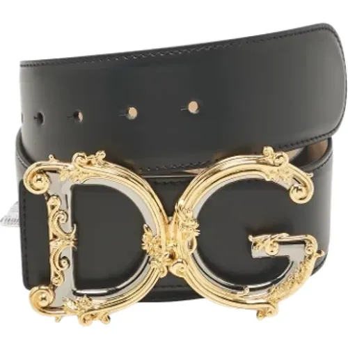 Pre-owned Leather belts , female, Sizes: ONE SIZE - Dolce & Gabbana Pre-owned - Modalova