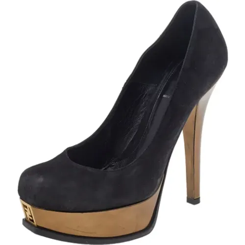 Pre-owned Wildleder heels , Damen, Größe: 40 EU - Fendi Vintage - Modalova