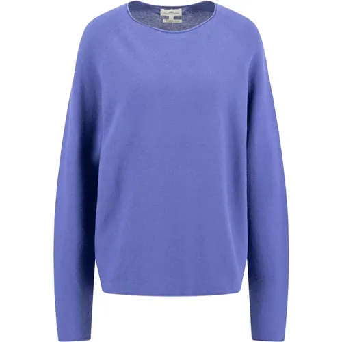 Feinstrick O-Neck Pullover , Damen, Größe: M - FYNCH-HATTON - Modalova