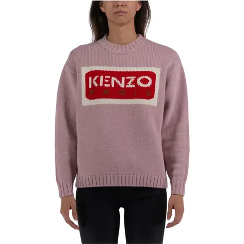 Paris Logo Pullover Kenzo - Kenzo - Modalova