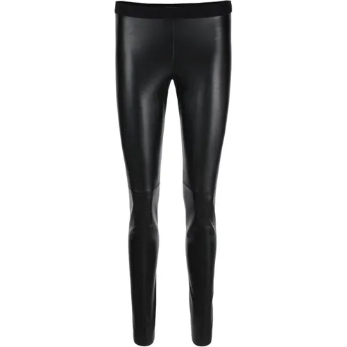 Leggings aus Kunstleder , Damen, Größe: L - Marc Cain - Modalova