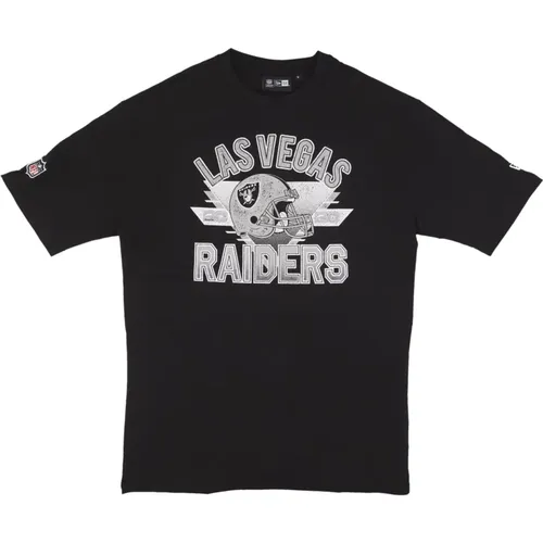 NFL Oversize Tee Lasrai T-Shirt , Herren, Größe: L - new era - Modalova