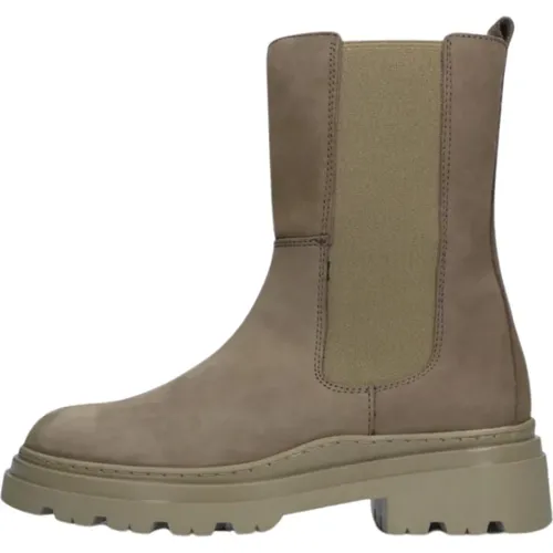 Mädchen Chelsea Boots Trendy Modell Taupe , Damen, Größe: 40 EU - Hip - Modalova