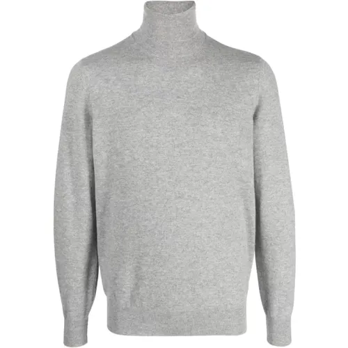 Blue Cashmere Turtleneck Sweater , male, Sizes: 2XL, L, XL - BRUNELLO CUCINELLI - Modalova