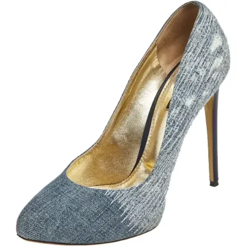 Pre-owned Denim heels , female, Sizes: 7 UK - Dolce & Gabbana Pre-owned - Modalova
