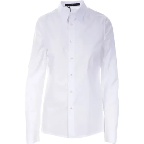 Straight Cut Cotton Shirt , female, Sizes: S - Sapio - Modalova
