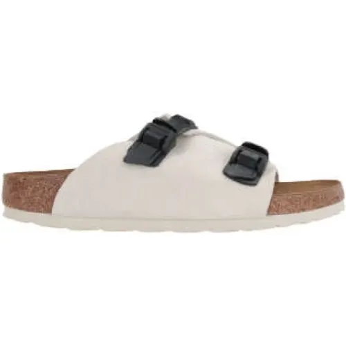 Suede Flat Sandals , female, Sizes: 6 UK, 7 UK, 4 UK - Birkenstock - Modalova