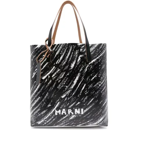 Schwarze Handtasche für Frauen Aw24 , Damen, Größe: ONE Size - Marni - Modalova