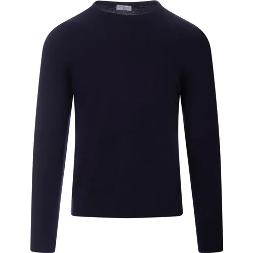 Cashmere Crew Neck Sweater , male, Sizes: 3XL, L, 4XL, XL, 5XL - Fedeli - Modalova