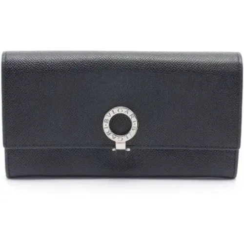 Pre-owned Leather wallets , female, Sizes: ONE SIZE - Bvlgari Vintage - Modalova