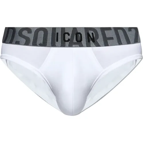 Briefs with logo , male, Sizes: XS, XL, L - Dsquared2 - Modalova