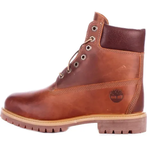 Leather Boots Thermal Rubber Sole , male, Sizes: 9 UK, 10 UK, 8 UK, 7 UK, 11 UK, 6 UK - Timberland - Modalova