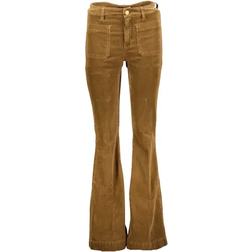 High Rise Chord Stretch Pants with Pockets , female, Sizes: W25, W24 - Seafarer - Modalova