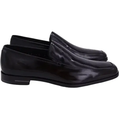 Pre-owned Leather flats , male, Sizes: 5 UK - Prada Vintage - Modalova