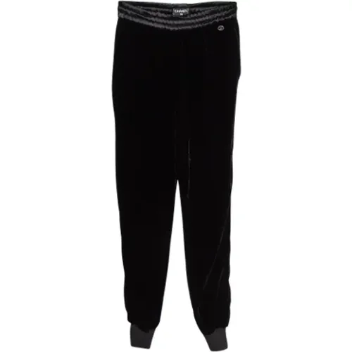 Pre-owned Samt bottoms - Chanel Vintage - Modalova