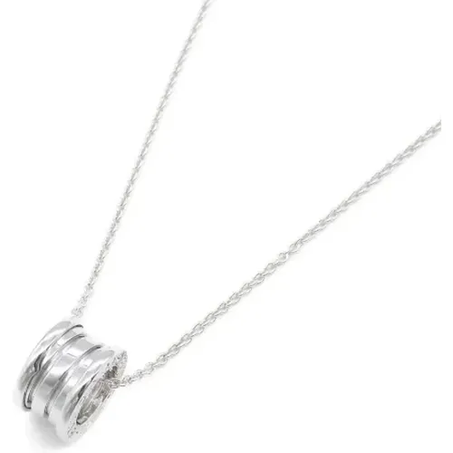 Pre-owned White Gold necklaces , female, Sizes: ONE SIZE - Bvlgari Vintage - Modalova