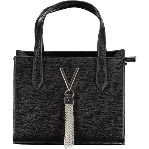 Schwarze Damenhandtasche mit verstellbarem Riemen - Valentino by Mario Valentino - Modalova