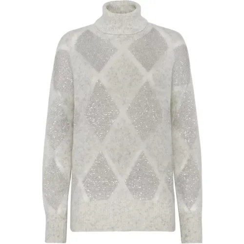 Luxury Sweaters Collection , female, Sizes: XS, S, L, M - BRUNELLO CUCINELLI - Modalova