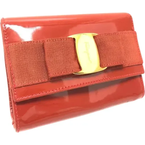 Pre-owned Leather pouches , female, Sizes: ONE SIZE - Salvatore Ferragamo Pre-owned - Modalova