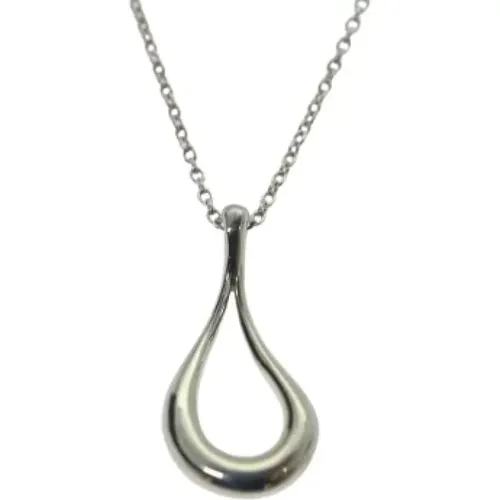 Pre-owned Silver necklaces , female, Sizes: ONE SIZE - Tiffany & Co. Pre-owned - Modalova