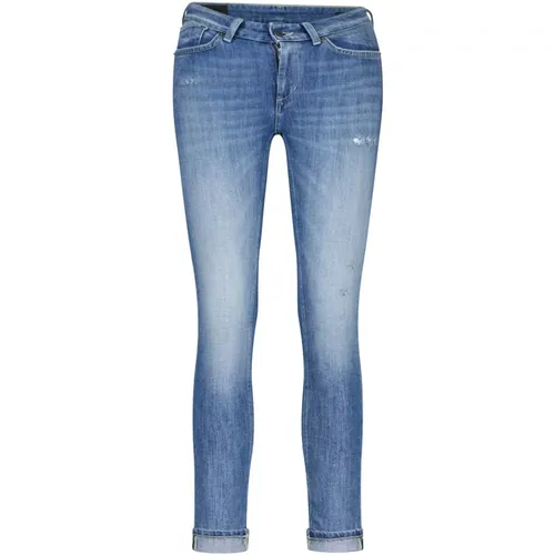 Italienische Skinny-Fit Jeans , Damen, Größe: W31 - Dondup - Modalova