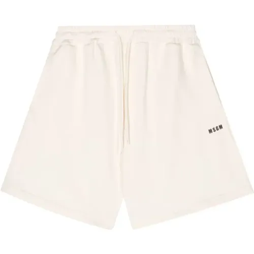 Bermuda 01 Stylische Casual Shorts , Herren, Größe: XL - Msgm - Modalova