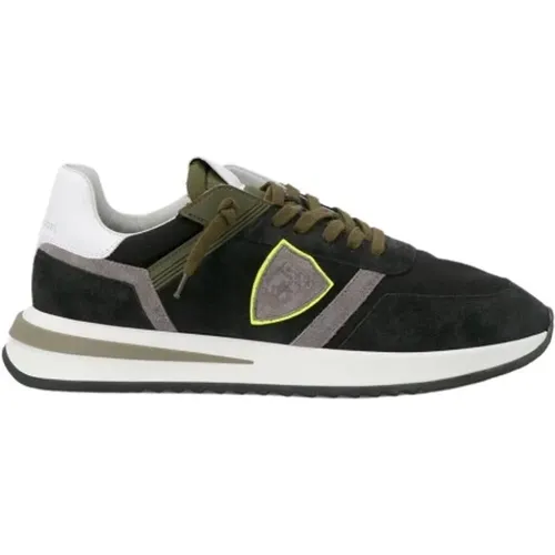 Schwarze Tropez 2.1 Low Top Sneakers , Herren, Größe: 45 EU - Philippe Model - Modalova