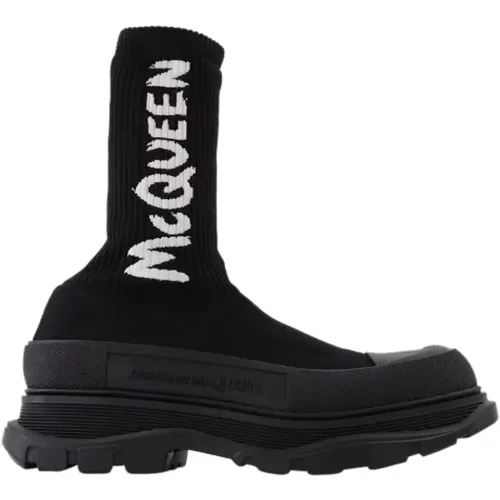Fabric boots , female, Sizes: 9 UK - alexander mcqueen - Modalova