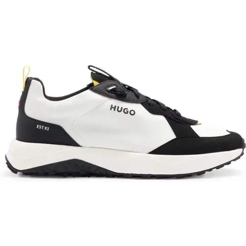 Runner Sneakers Logo Rubber Sole , male, Sizes: 10 UK, 9 UK - Hugo Boss - Modalova