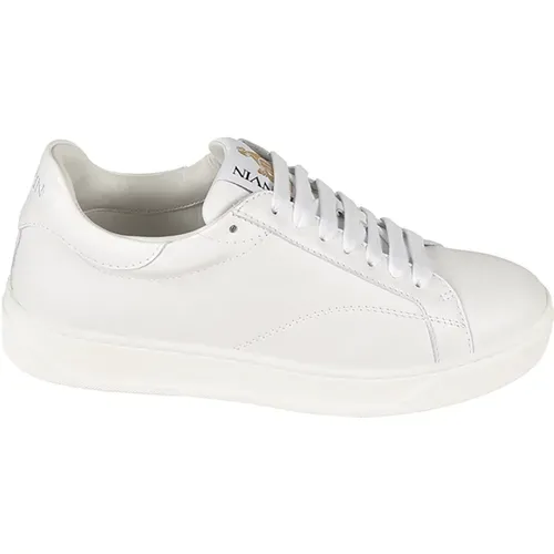 Weiße Sneakers Stylische Freizeitschuhe , Damen, Größe: 40 EU - Lanvin - Modalova