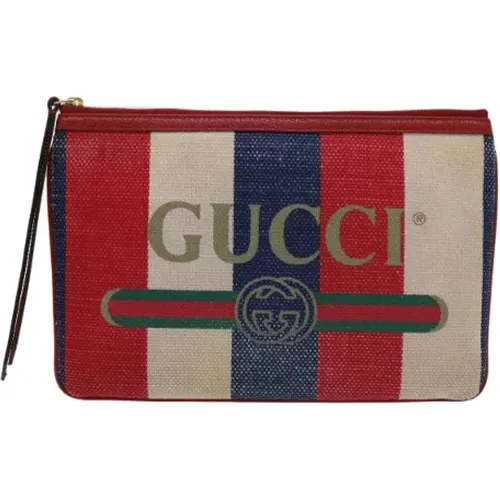 Pre-owned Canvas clutches - Gucci Vintage - Modalova
