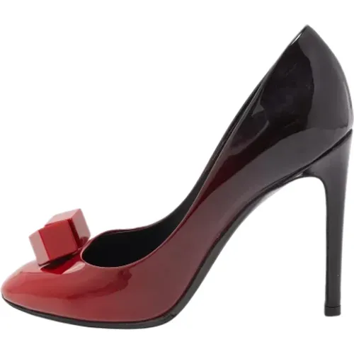 Pre-owned Leather heels , female, Sizes: 2 1/2 UK - Louis Vuitton Vintage - Modalova