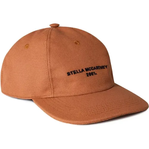 Eco Cotton Logo Baseball Cap , female, Sizes: 57 CM - Stella Mccartney - Modalova