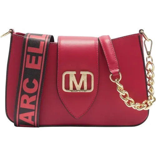 Rote Kourtney Hobo Leder Tasche - Marc Ellis - Modalova