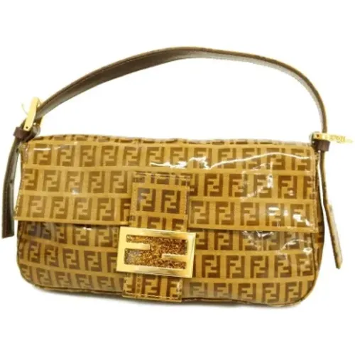 Pre-owned Canvas shoulder-bags , female, Sizes: ONE SIZE - Fendi Vintage - Modalova