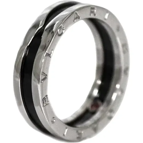 Pre-owned Silver rings , male, Sizes: ONE SIZE - Bvlgari Vintage - Modalova