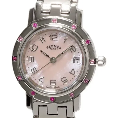 Pre-owned Metal watches , female, Sizes: ONE SIZE - Hermès Vintage - Modalova