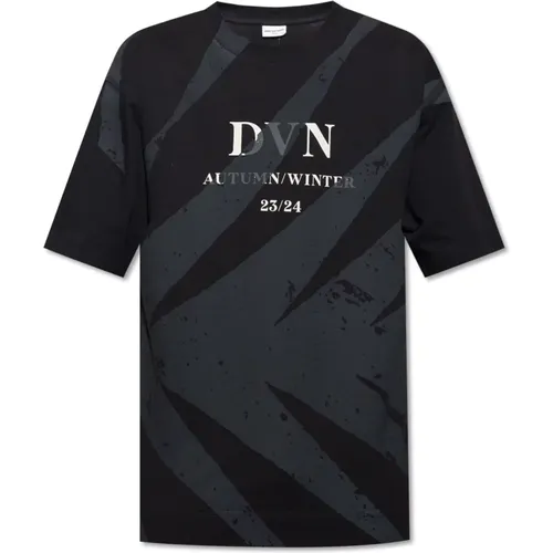 Bedrucktes T-Shirt , Herren, Größe: XL - Dries Van Noten - Modalova