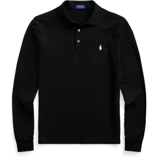 Long Sleeve Polo Shirt , male, Sizes: L - Ralph Lauren - Modalova