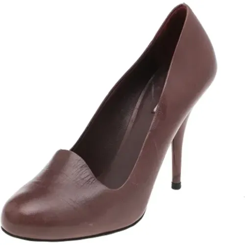 Pre-owned Leather heels , female, Sizes: 2 UK - Miu Miu Pre-owned - Modalova