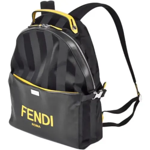 Pre-owned nylon Fendi backpack , female, Sizes: ONE SIZE - Fendi Vintage - Modalova