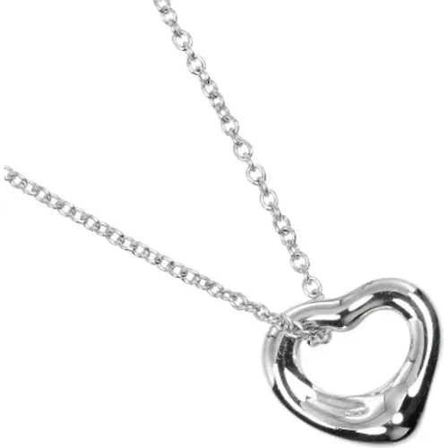 Pre-owned Silver necklaces , female, Sizes: ONE SIZE - Tiffany & Co. Pre-owned - Modalova