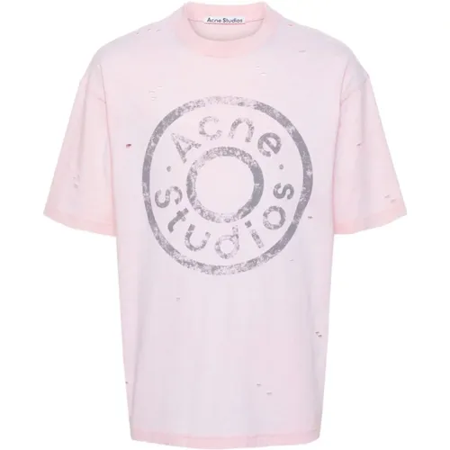 Lässiges Baumwoll-T-Shirt für Männer - Acne Studios - Modalova