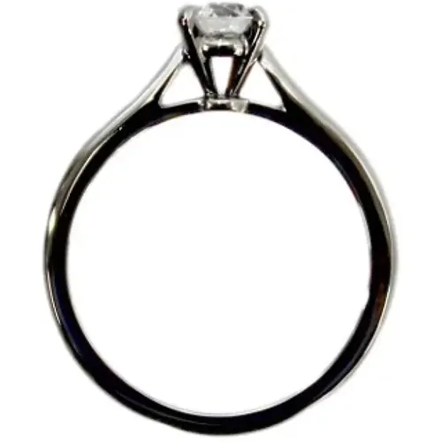 Pre-owned Platinum rings , female, Sizes: ONE SIZE - Cartier Vintage - Modalova